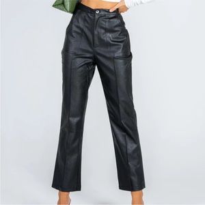 NWT Princess Polly Encore Faux Leather Pants